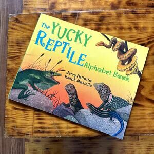 Vintage 1989 The Yucky Reptile Alphabet Book Paperback Book
